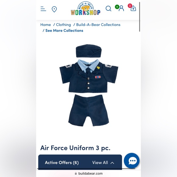 BUILD-A-BEAR | United States Army Bear in Uniform - Picture 4 of 4